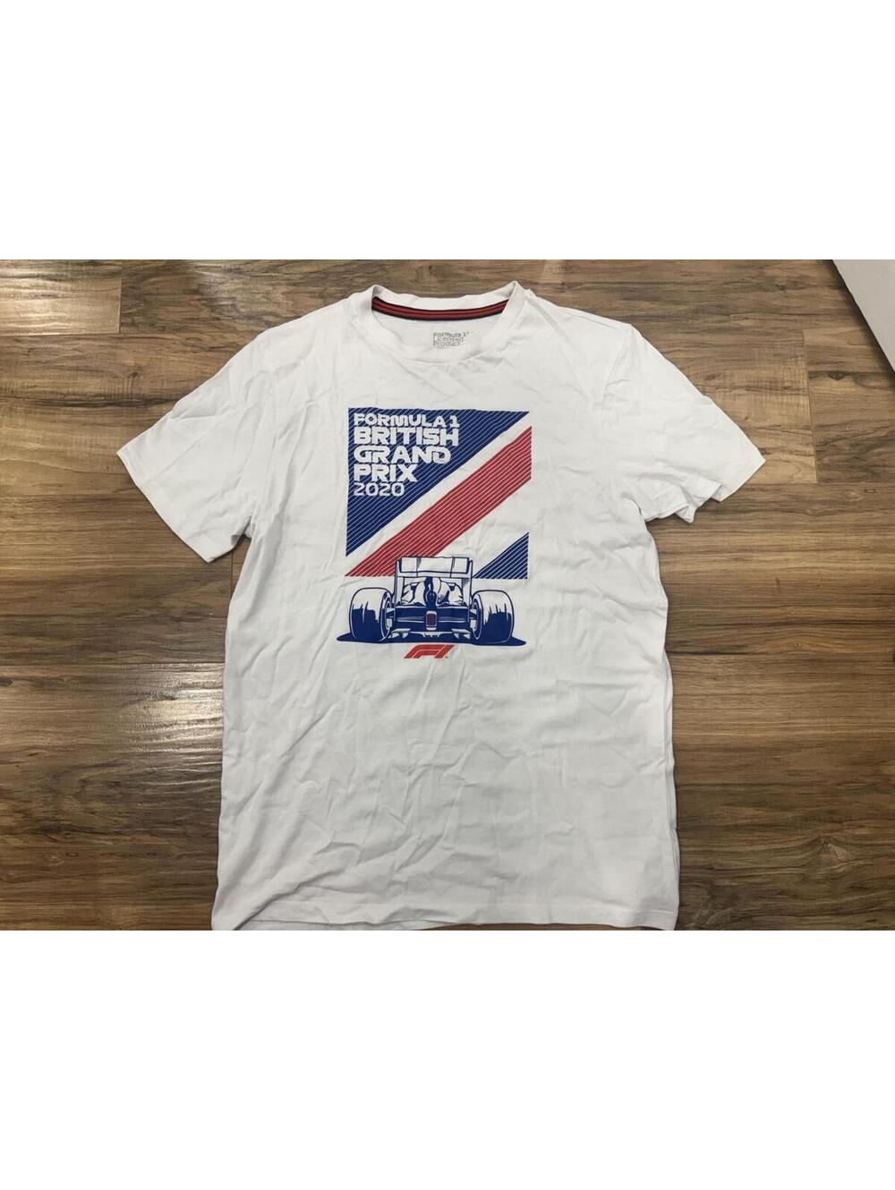 Formula 1 British Grand Prix 2020 Twenty 20 T Shirt Mens Medium White F1